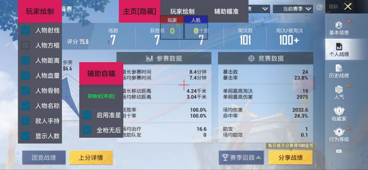 如何评估和平精英辅助工具的效果？